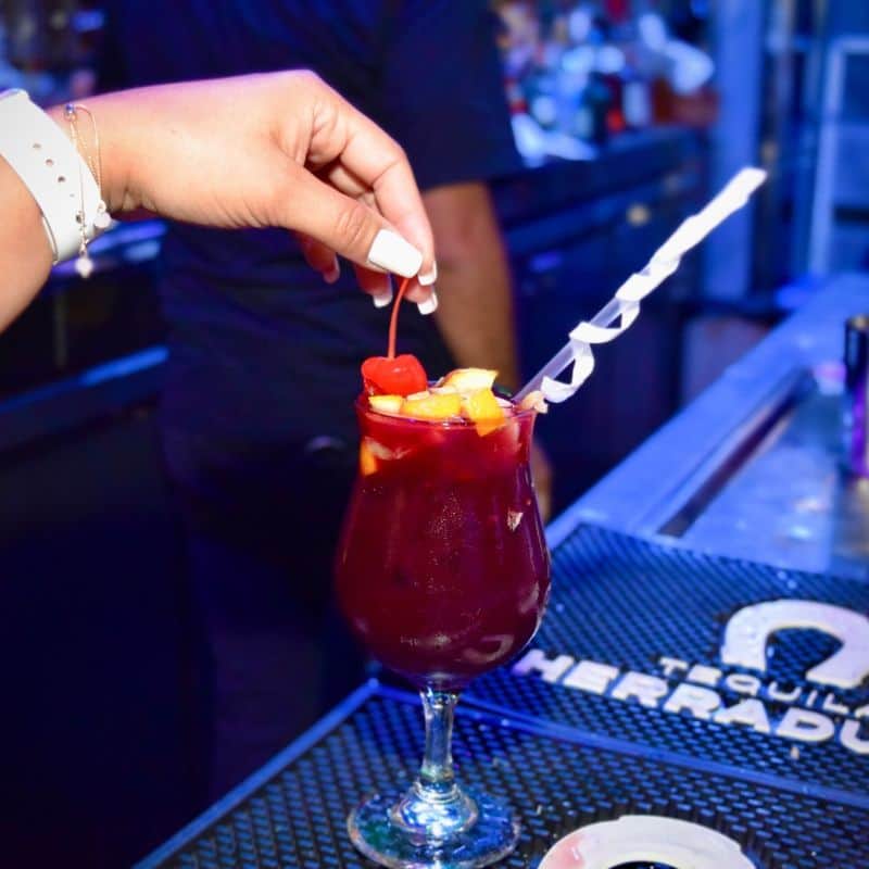 Signature cocktail at the Herradura bar — follow us on Instagram