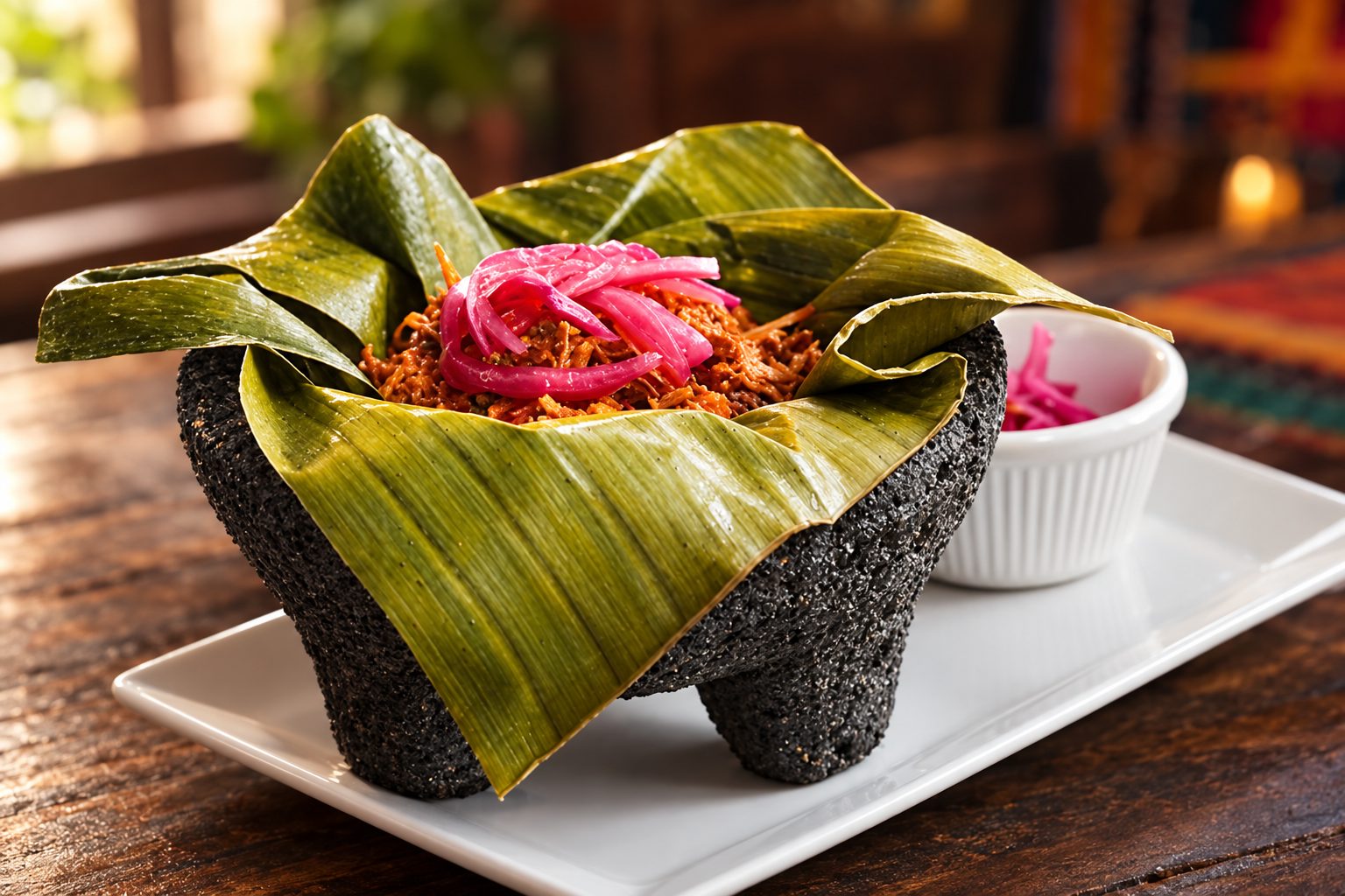 cochinita at La Herradura Mexican Restaurant